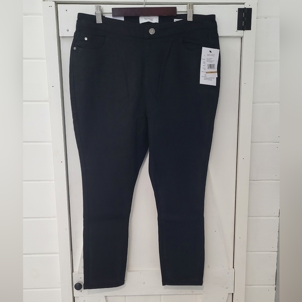Skinnygirl The Skinny Crop Midrise Pull On Jean Size 14W